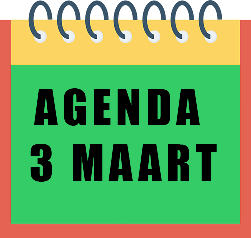 Agenda 3 maart 2026 Agenda 3 maart 2026