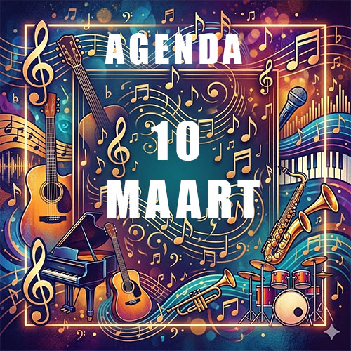 Agenda 10 maart 2026