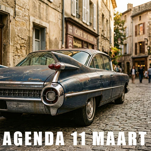 Agenda 11 maart 2026