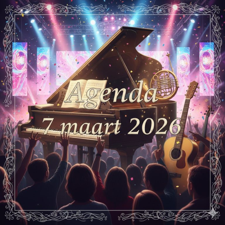 Agenda 7 maart 2026