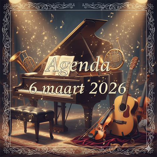 Agenda 6 maart 2026