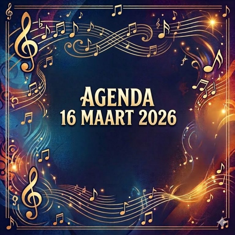 Agenda 16 maart 2026 Agenda 16 maart 2026