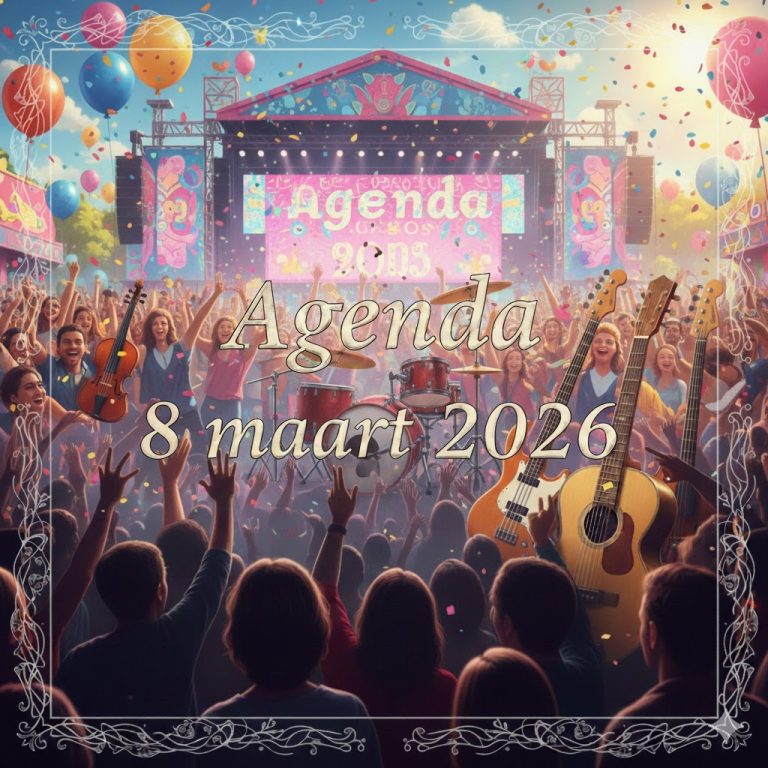 Agenda 8 maart 2026