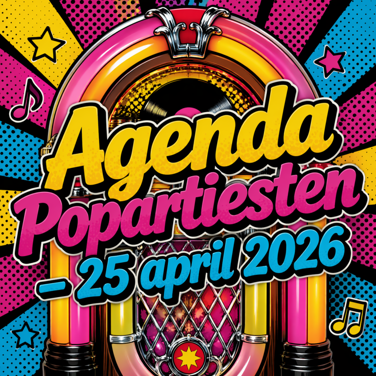 Agenda Popartiesten – 25 april 2026