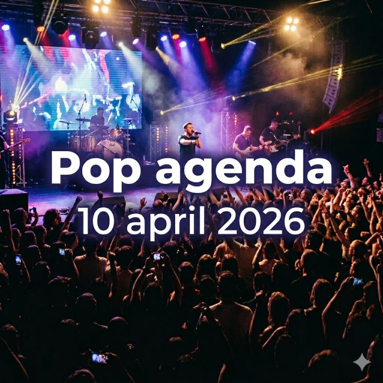 Pop agenda 10 april 2026