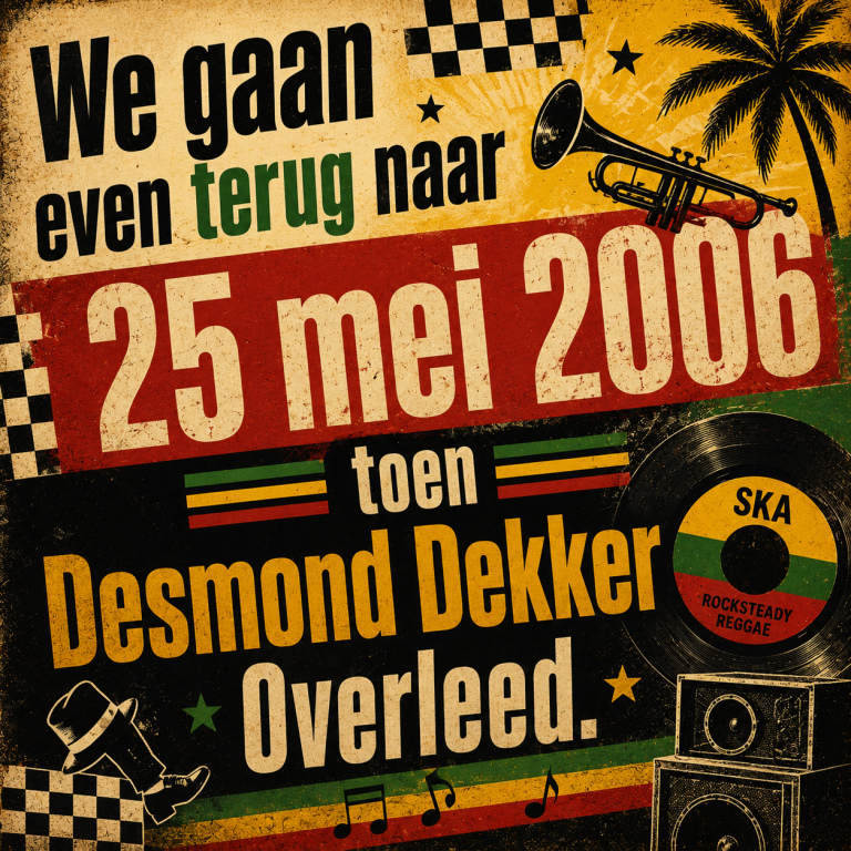 Desmond Dekker op 25 mei 2006 overleden Desmond Dekker op 25 mei 2006 overleden