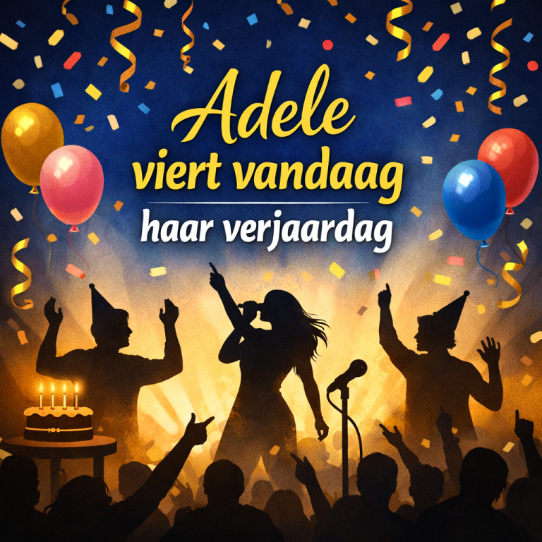 Adele is vandaag 38 jaar geworden