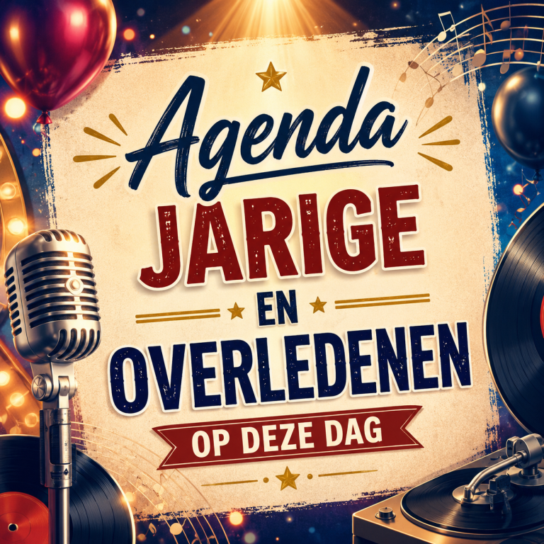 Vandaag jaren en overleden op deze dag in de agenda 20  mei 2026