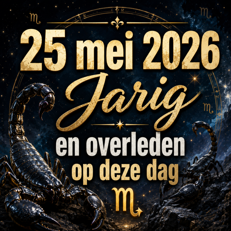 Agenda 25 mei 2026 jarigen en overleden in de popmuziek Agenda 25 mei 2026 jarigen en overleden in de popmuziek