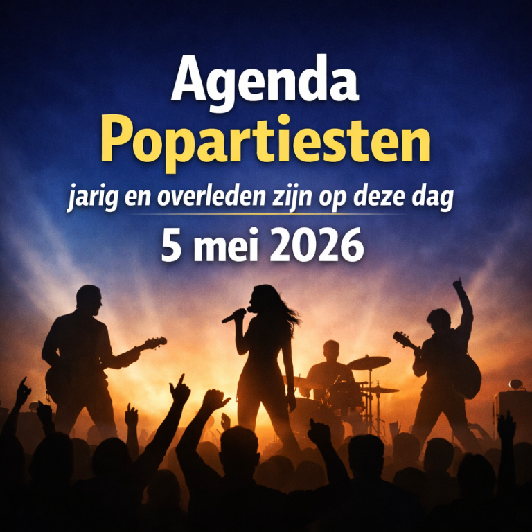 Agenda popartiesten – 5 mei 2026