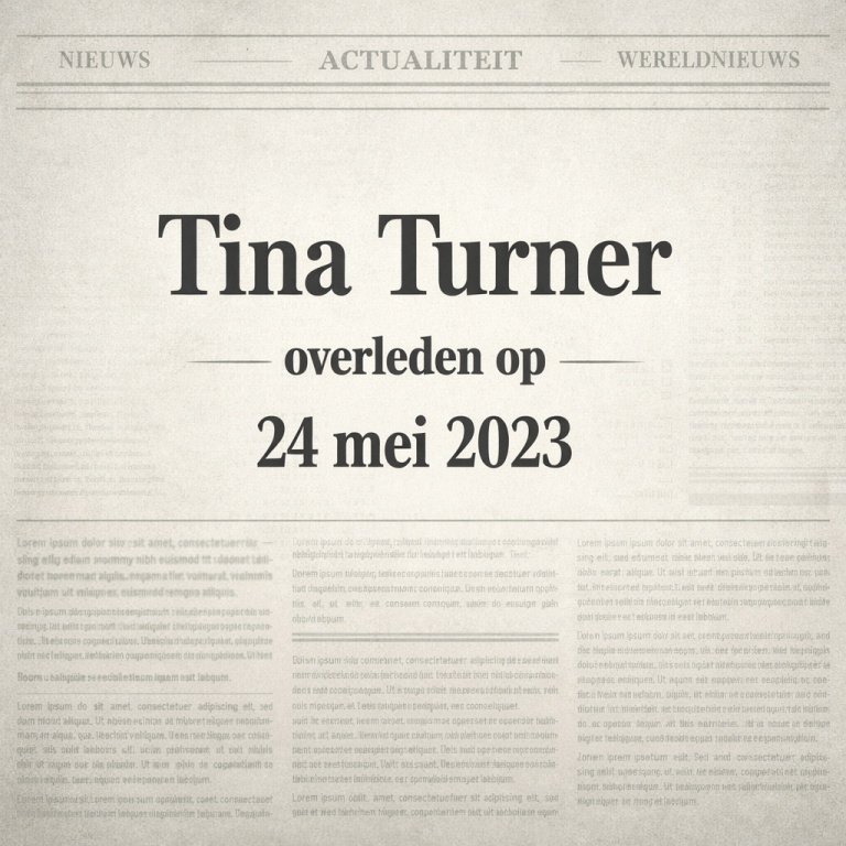 Tina Turner – De koningin van rock en soul Tina Turner – De koningin van rock en soul
