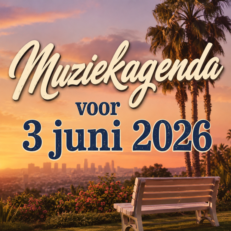 Muziekagenda voor 3 juni 2026