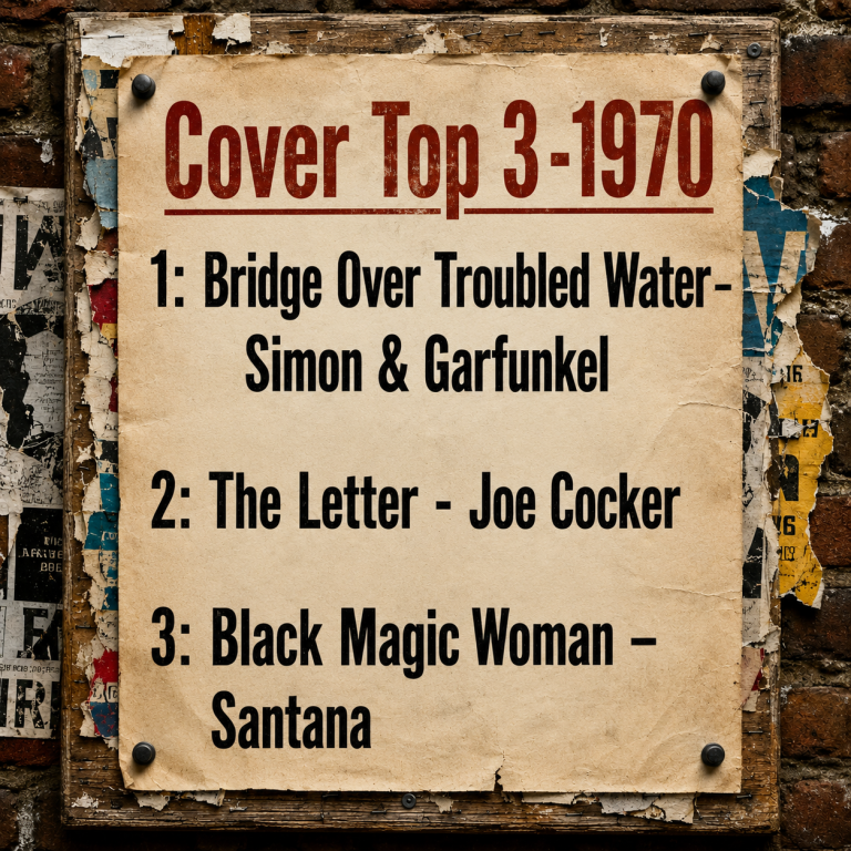 Dit is de Cover Top 3 van 1970