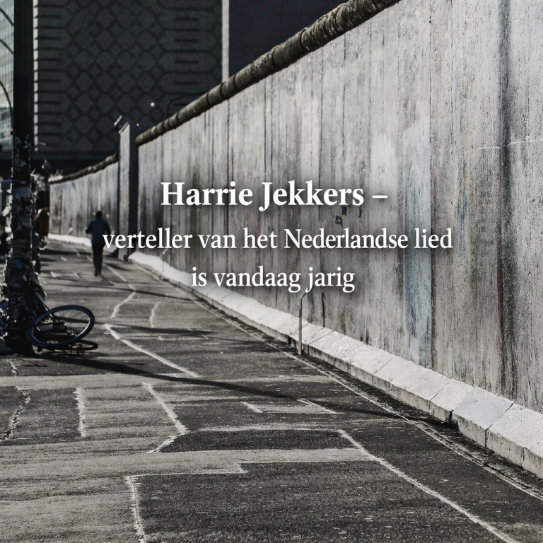 Harrie Jekkers – verteller van het Nederlandse lied