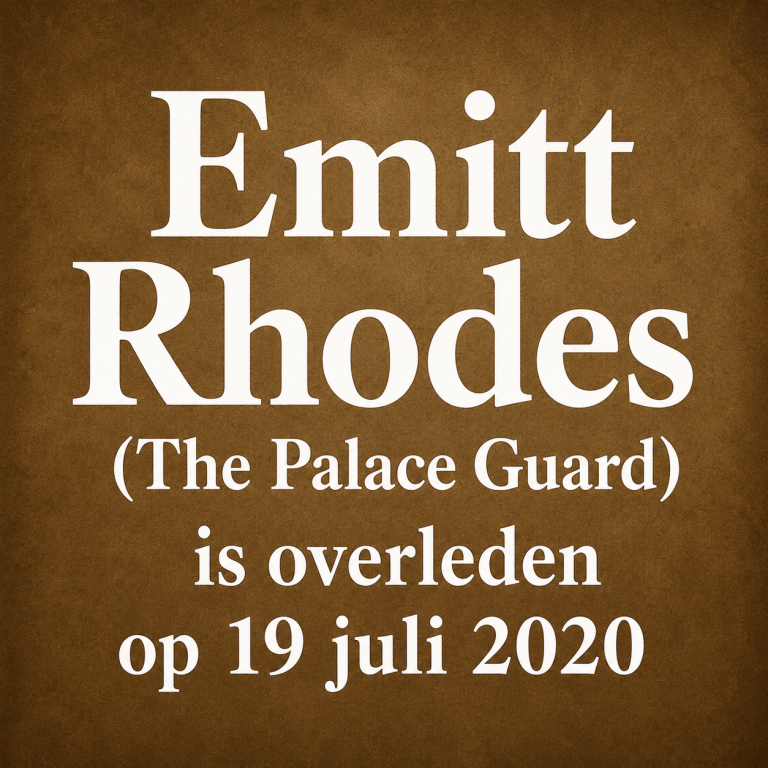 Emitt Rhodes (The Palace Guard) is overleden