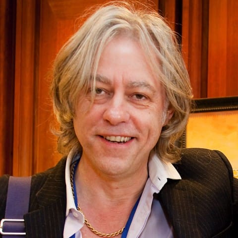 Bob Geldof is vandaag jarig